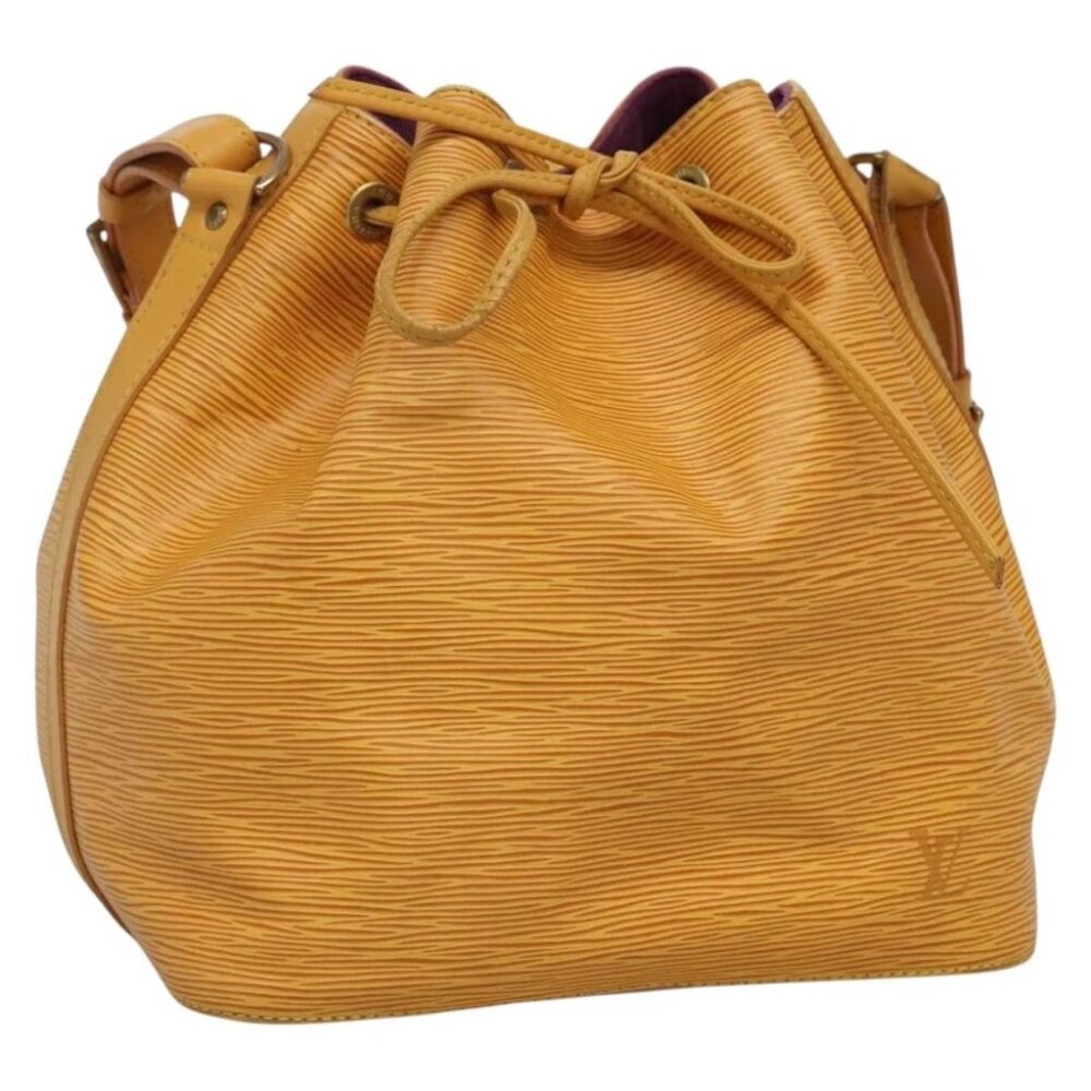 LOUIS VUITTON Epi Petit Noe Shoulder Bag Yellow